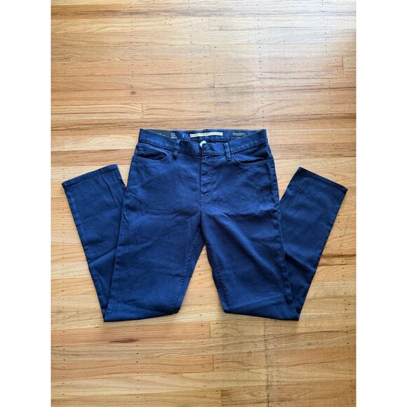 Banana Republic Travelers Slim Fit Dark Blue Denim Pants Size 32 x 34 NWT - Picture 1 of 10